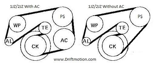 2jz sale serpentine belt