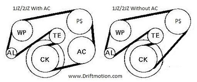 2jz sale serpentine belt